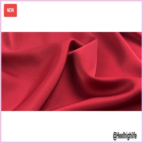 Long Sleeve Satin Blouse, Hip-Length Fit, Keyhole Neck, Business Casual - Picture 8 of 8